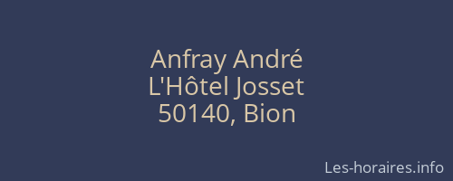 Anfray André