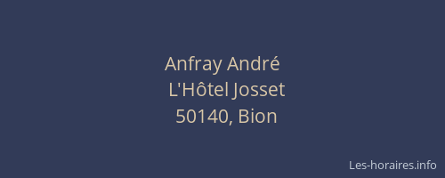 Anfray André