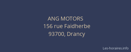 ANG MOTORS