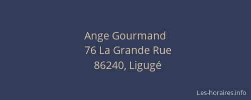 Ange Gourmand