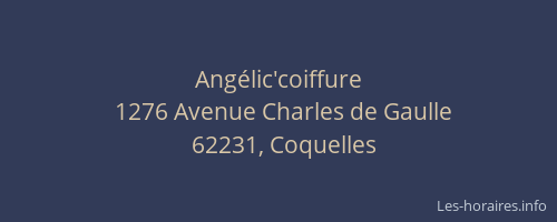 Ang&eacute;lic'coiffure