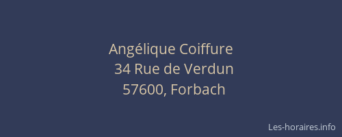 Ang&eacute;lique Coiffure