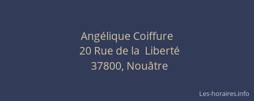 Ang&eacute;lique Coiffure