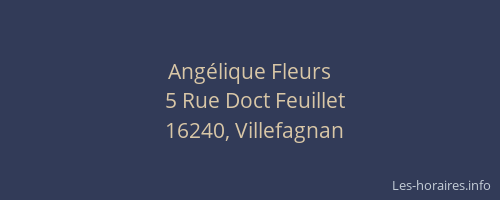 Ang&eacute;lique Fleurs
