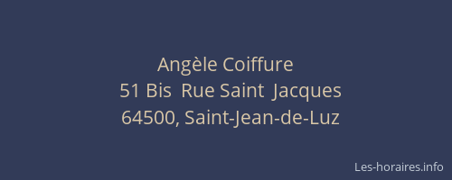 Ang&egrave;le Coiffure
