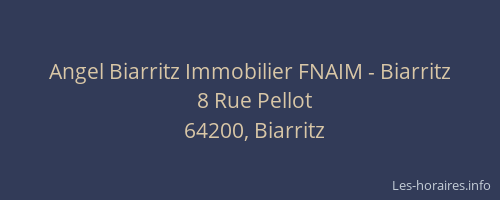 Angel Biarritz Immobilier FNAIM - Biarritz