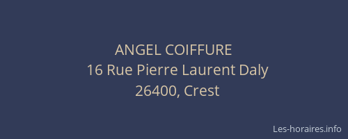 ANGEL COIFFURE