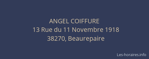 ANGEL COIFFURE