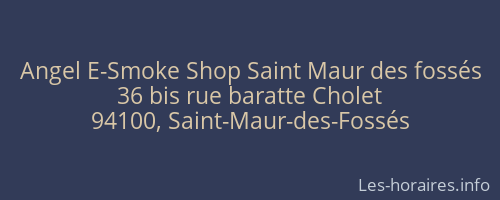 Angel E-Smoke Shop Saint Maur des fossés