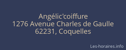 Angélic'coiffure