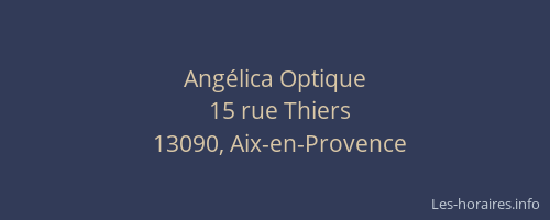 Angélica Optique