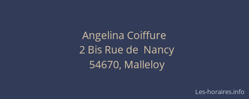 Angelina Coiffure