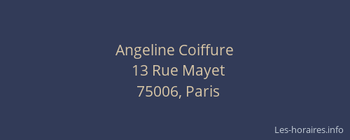 Angeline Coiffure