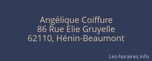 Angélique Coiffure