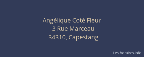 Angélique Coté Fleur
