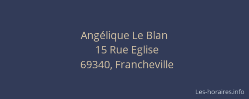Angélique Le Blan