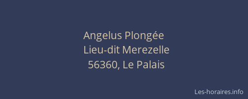Angelus Plongée