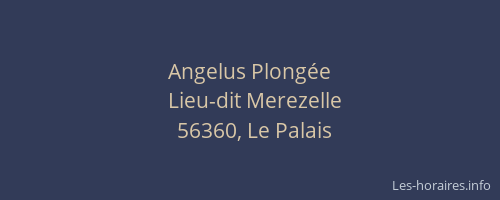 Angelus Plong&eacute;e