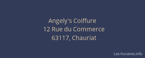 Angely's Coiffure