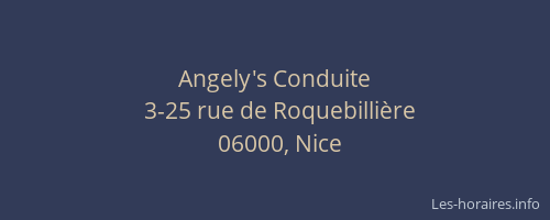 Angely's Conduite