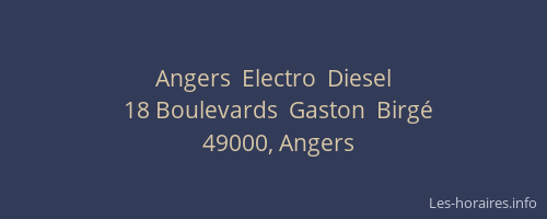 Angers  Electro  Diesel
