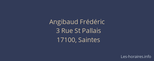 Angibaud Frédéric