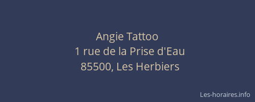 Angie Tattoo