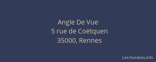 Angle De Vue