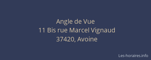 Angle de Vue