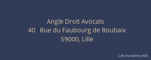 Angle Droit Avocats