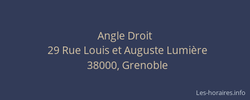 Angle Droit
