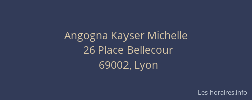 Angogna Kayser Michelle