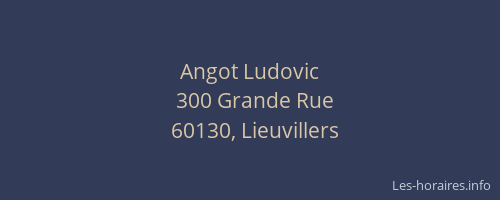Angot Ludovic