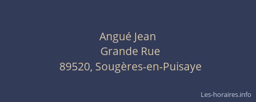 Angué Jean