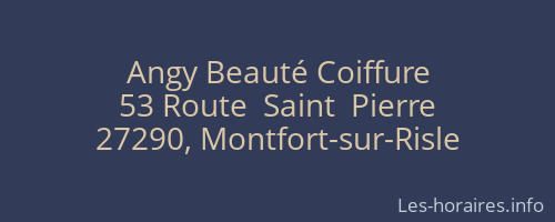 Angy Beauté Coiffure