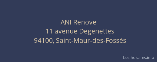 ANI Renove
