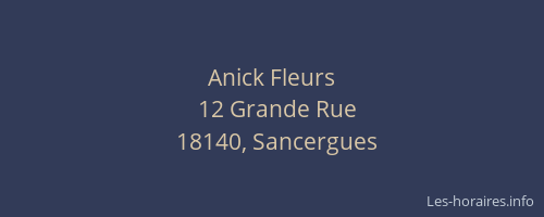 Anick Fleurs