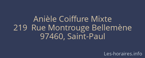 Anièle Coiffure Mixte