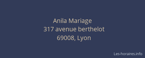 Anila Mariage