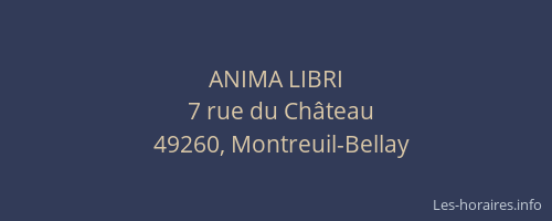 ANIMA LIBRI