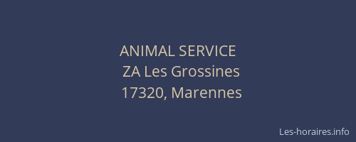 ANIMAL SERVICE