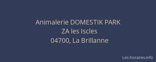 Animalerie DOMESTIK PARK
