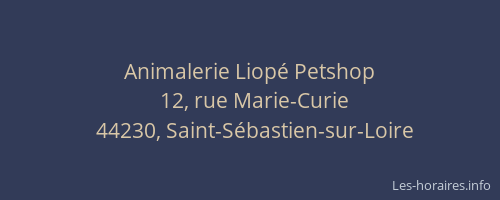 Animalerie Liopé Petshop