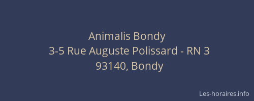 Animalis Bondy