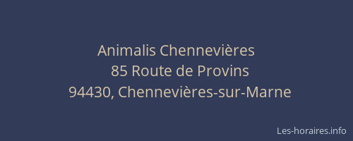 Animalis Chennevières