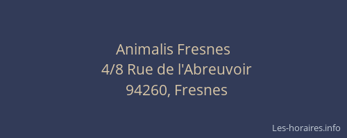 Animalis Fresnes