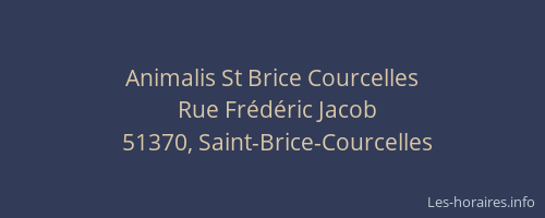 Animalis St Brice Courcelles
