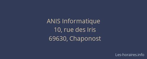 ANIS Informatique