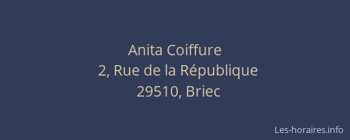 Anita Coiffure