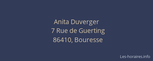Anita Duverger